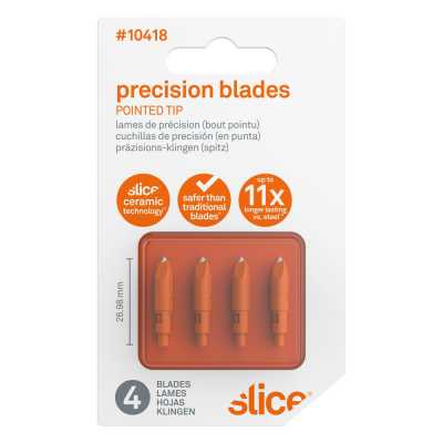 Slice Precision Blades (Pack Of 4) [6Pcs/Inner, 48Pcs/Cse]