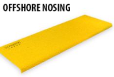 SAFEMATE OFFSHORE NOSING 900X140X10 (MM) IYMS INDUSTRIAL GALV'D MS, SAFETY YELLOW 1.2MM THICK