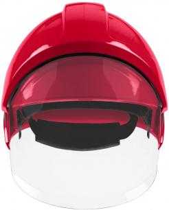 Bullard Fire Helmet Magma Type A, 1/2 Shell Hivis Red 