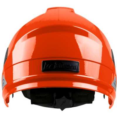 Bullard Fire Helmet Magma Type A, 1/2 Shell Hivis Red 