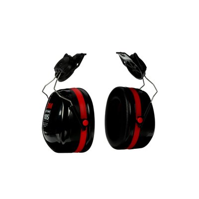 3M Peltor Optime 105 Hearing Protection Cap Mount Earmuffs H10P3E, NRR 27dB Ear Defenders