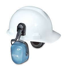 Bilsom Clarity C3H Helmet Attach Earmuff, NRR 25dB Ear Defenders for Hearing Protection