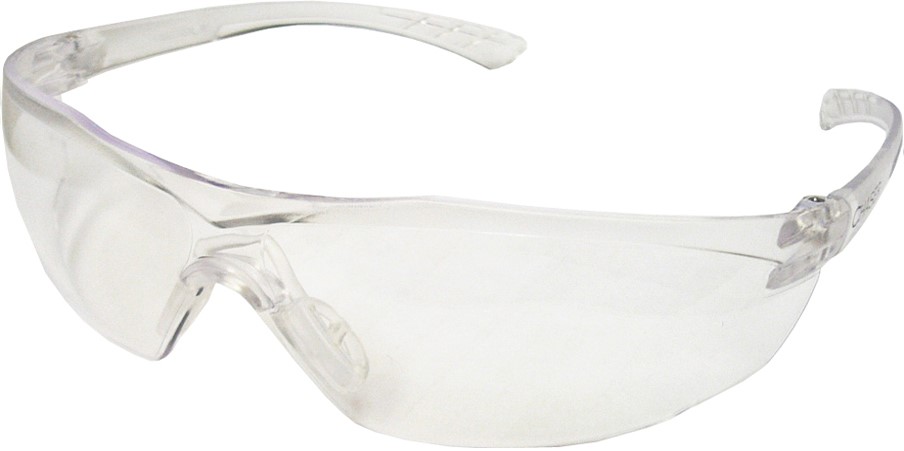 WORKSAFE®  CHASER CLEAR TEMPLE, CLEAR HC LENS