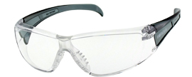 Worksafe® Alcor, Clear Frm, Grey Translucent Temple, Clear Hc Lens