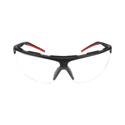 Worksafe Glinder, Black/Red Frame, Clear Anti-Fog Lens