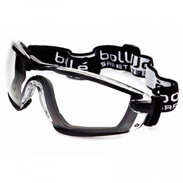 Bolle 1652401 Cobra Clear Lens Safety Goggles