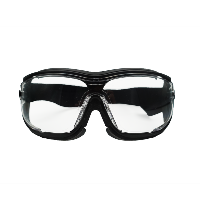 Workgard E3070 Safety Goggles , Black Frame, Clear Anti-Fog Lens With Black Non-Woven Strap