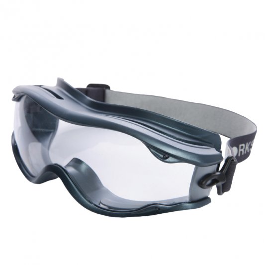 Worksafe® Bluesteel Hi-Performance Wide Vision Goggle, Bluegrey With Clear Pc Af Lens