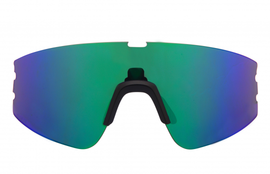 Worksafe Stryx Spare Lens In Green Revo Colour With Nose Bridge