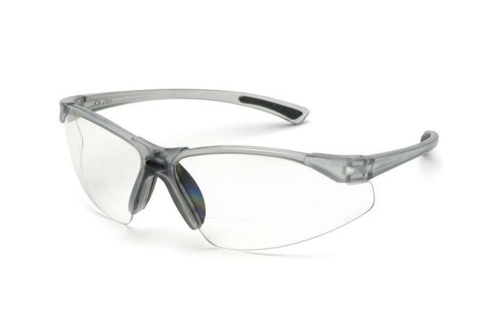 ELVEX RX-200 BIFOCAL SAFETY GLASSES CLEAR, POLYCARBONATE LENS, +3.0 DIOPTERS (144PCS/CASE)