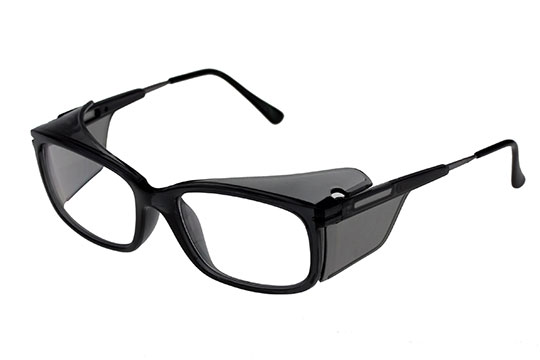 Worksaferx Pluto Safety Prescription Glasses, Grey Translucent Frame, 54 In Width, Frames Only