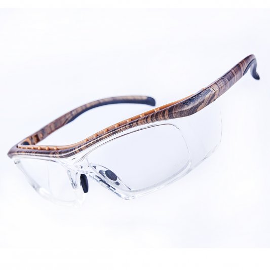 Worksaferx Steda Ii Safety Prescription Glasses, Wood Pattern Frame, Frames Only