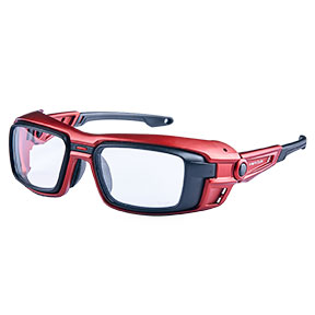 Worksaferx Vector Safety Prescription Glasses, Matt Red Frame, Frames Only