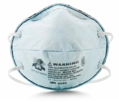 3M 8246 R95 PARTICULATE RESPIRATOR WITH ACID GAS RELIEF (20PCS/6BOX/CSE)