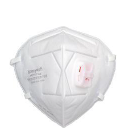 Honeywell H910Plus Kn95 Disposable Mask With Valve, White, Earloop, Independent Package (25Ea/Box, 300Ea/Case)