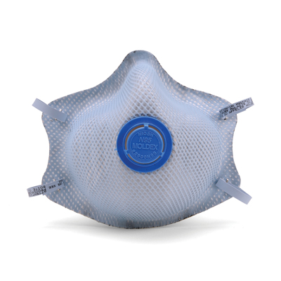 Moldex 2500 Series N95 Particulate Respirator + Nuisance Acid Gases (10Pcs/10Pkg/Cse)