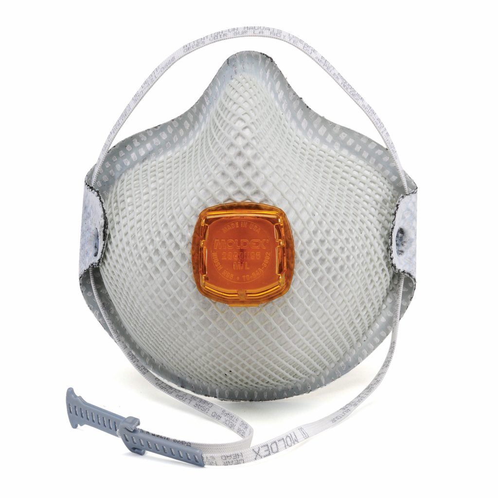 MOLDEX 2800 SERIES PARTICULATE RESPIRATOR WITH NUISANCE OZONE & ORGANIC VAPOUR RELIEF M/L (10PCS/10BOX/CSE)