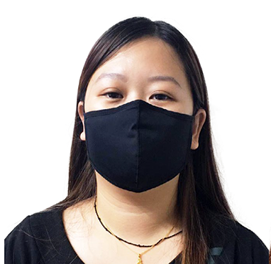 WORKSAFE REUSABLE FACE MASK WITH SILVER ION (BLACK)