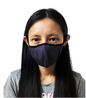 Worksafe Reusable Face Mask With Silver Ion (Pinstripe)