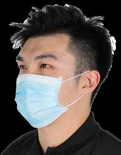 Worksafe Disposable 3 Ply Medical Mask, Type Iir, Adult, Earloops, Blue Colour Indv. Pkt (1Pcs/50Pkts/40 Boxes/Ctn)