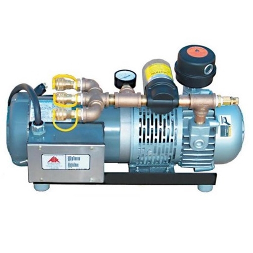 AIR SYSTEMS 4-OUTLET COMPRESSOR, PNEUMATIC MOTOR, 4HP AIR MOTOR, 21CFM OUTPUT