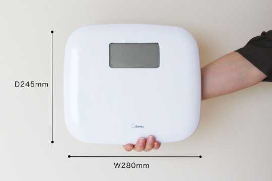 Dretec Bs-183 Wt Digital Bathroom Scale, White (12Pcs/Ctn)