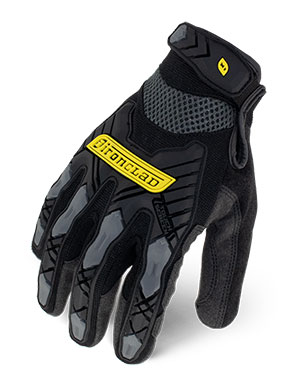 Ironclad Impact Black Safety Gloves, Cut Level A, Size Xl