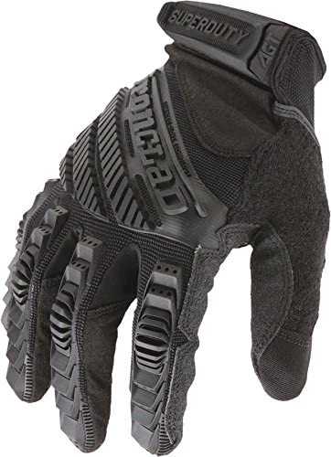 IRONCLAD SUPER DUTY STEALTH ABRASION IMPACT SAFETY GLOVES, CUT LEVEL B, SIZE M