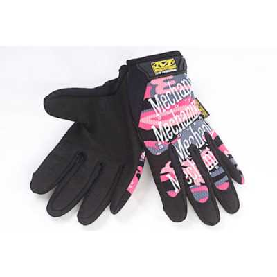 Mechanix Womens Original Safety Gloves, Pink Camo, Size 8