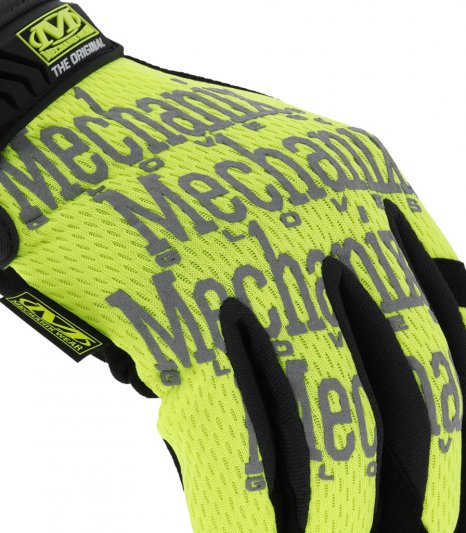 Mechanix Orig Yellow Safety Gloves, Size 12