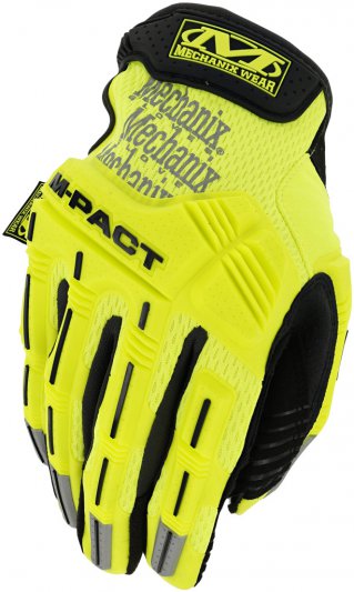 Mechanix M-Pact Yellow Safety Glove, Size 10