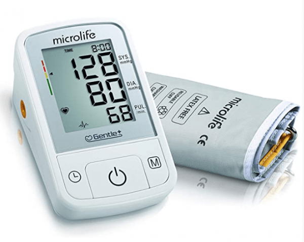 MICROLIFE A2 BASIC UPPER ARM BLOOD PRESSURE MONITOR WITH ADAPTER