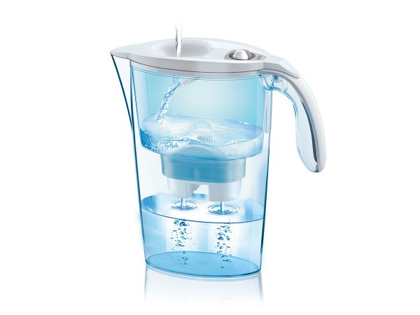 LAICA WATER FILTER JUG STREAM WHITE (MECHANICAL TIMER)