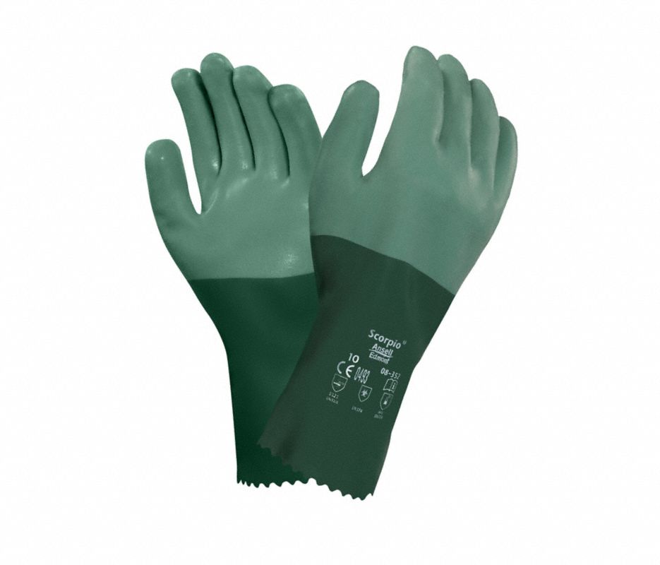 Ansell Edmont Scorpio 12" Chemical Resistant Gloves S10