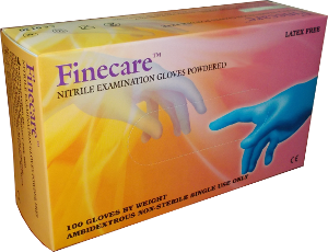 Ar Disposable Nitrile Gloves 9 Inch 3Mil (Powder Free) Size S (100 Pcs/ Box, 10 Boxes/Ctn)