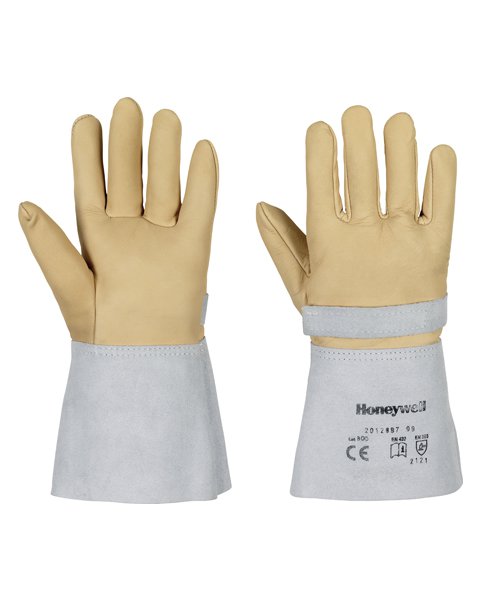 HONEYWELL PERFECT FIT OVERGLOVE BT, LOW VOLTAGE 2.5KV ELECTRICIAN GLOVES, COWHIDE SIZE 10