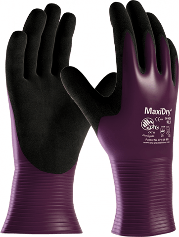 Atg Maxidry Safety Gloves Cut Level A, Gauntlet 26 Cm, Size 10