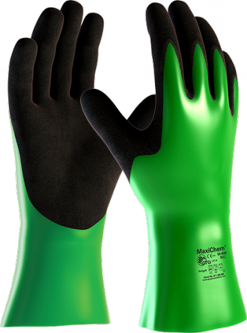 ATG MAXICHEM SAFETY GLOVES CUT LEVEL A, GAUNTLET 30CM, SIZE  9