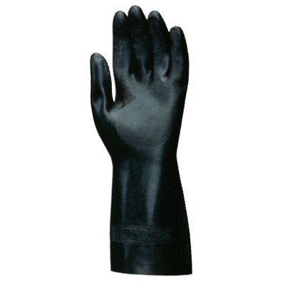 Mapa Ultraneo 420 Neoprene And Natural Latex Chemical Resistant Gloves, Black, Lengh : 31Cm, Size 10