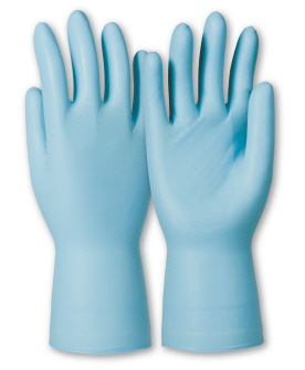 HONEYWELL DERMATRIL P 743 SINGLE-USE POWDER-FREE NITRILE DISPOSABLE GLOVES, LONG CUFF, SIZE 8 (50 PCS/BOX AND 10BOXES/CASE)