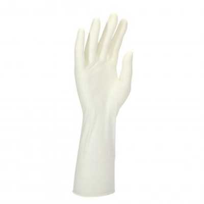 ECO-MEDI 12" CLEANROOM LATEX GLOVES (TEXTURED) SIZE M (100PC/BAG)