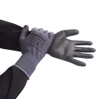 WORKSafe PU3000 Cut 1 Safety Gloves, Basic Protective Work Gloves, SIZE 9