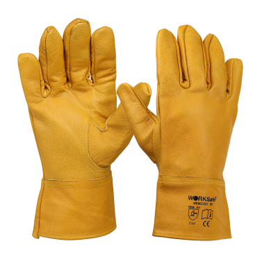 WORKSAFE ARGON COWHIDE LEATHER GLOVES SIZE 10