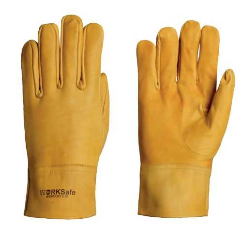 WORKSAFE ARGON COWHIDE LEATHER GLOVES SIZE 9