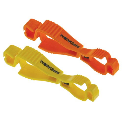WORKSAFE GLOVE CLIP - YELLOW COLOUR
