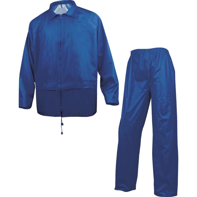 Deltaplus 400 Rain Suit Navy Blue, Size L