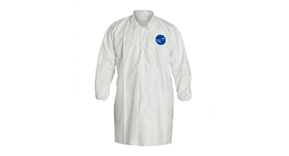 DUPONT TYVEK 400 LABCOAT 3P ZIP, TY222SWH, WHITE, SIZE M, 50PCS/CTN (PN-TYVPL30SWHND0050A2, D-CODE D13674751)