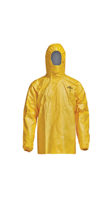 Dupont Tychem 2000 Jacket, Tc671Tyl, Yellow, Size Xxl, 50Pcs/Ctn (Pn-Tycpj30Tyl2X0050A0, D-Code D13675467)