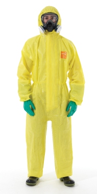 ANSELL ALPHATEC 3000-YE COVERALL HOOD 111, LARGE (PACKING:20PCS/CSE)