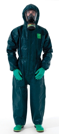 ANSELL ALPHATEC 4000-GR COVERALL HOOD 111, LARGE (PACKING:10PCS/CSE)